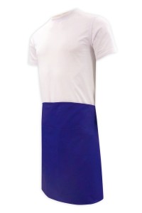 訂做半身純色圍裙   設計短腰圍裙   口袋設計   團體圍裙   餐廳圍裙  圍裙訂做工廠  AP178